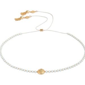 spartina 449 white beaded sand dollar choker